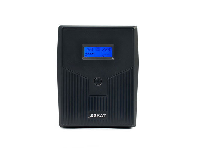 Источник бесперебойного питания Бастион SKAT-UPS 2000/1200 (SKAT-UPS 2000-LI-2x9) 2000ВА/1200Вт/line-interactive/АКБ 9Aчx2/2xSchuko/2xС13/3 л.г/МПТ