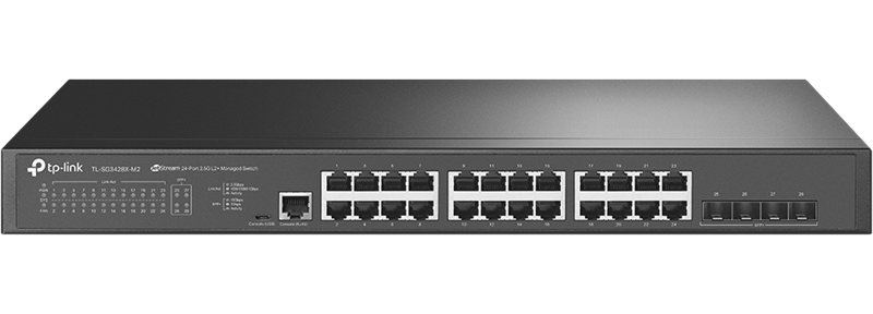 TP-Link SG3428X-M2 Omada управляемый коммутатор Omada уровня 2+ с 24 портами 2,5 Гбит/с и 4 портами SFP+