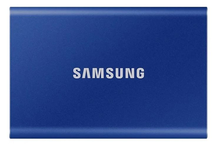 Твердотельный диск 1TB Samsung Т7 Portable MU-PC1T0H, V-NAND, USB 3.2 Gen 2 Type-C  [R/W - 1000/1050 MB/s] /EU
