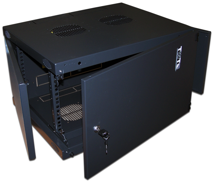 TWT-CBWNM-6U-6x4-BK Шкаф настенный Next, 6U 550x450,  металлическая дверь, черный