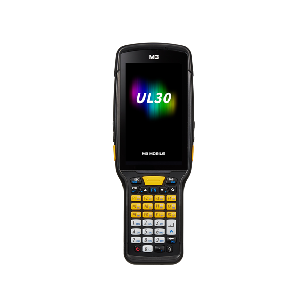 Терминал сбора данных M3 Mobile UL30F Android 14.0 GMS, HD, 802.11 a/b/g/n/ac/ax, SE5800, Rear Camera, BT5.3, NFC(HF), 8G/128G, 35K, 6700mAh Bat & Bullet Proof Film, Hand Strap. Req CRD&PWR