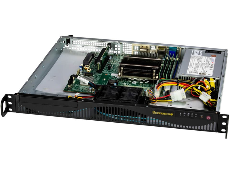 Сервер Supermicro SuperServer 1U 511R-ML 1xE-2486/ 1x32Gb/  1x480GB SATA/SFT-DCMS-Single