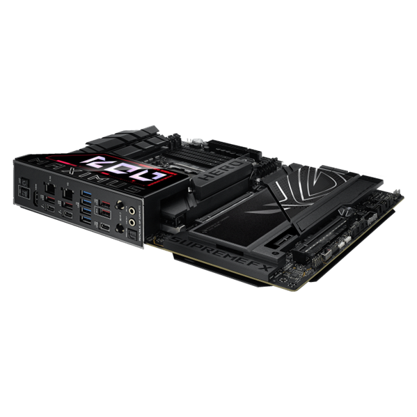 Материнская плата ASUS ROG MAXIMUS Z890 HERO, LGA1851, Z890, 4*DDR5, 4*SATA, 6*M.2, 8*USB 3.2, Type-C, 2*PCIx16, 1*PCIx1,  2*Thunderbolt™ 4, HDM, ATX; 90MB1ID0-M0EAY0