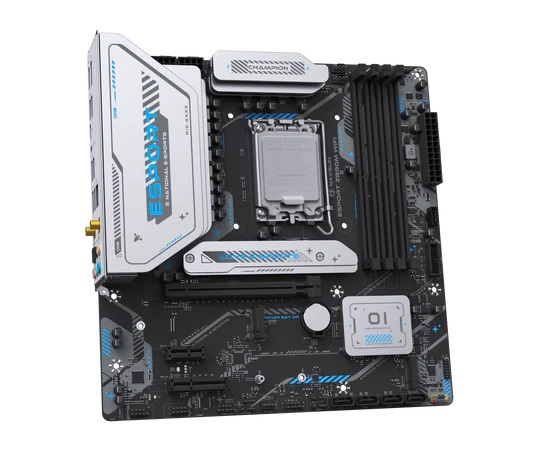 Материнская плата Maxsun MS-eSport Z890M WIFI, LGA1851, Intel Z890, 4xDDR5, 4xSATA, 3xM.2, 1xPCIe 5.0 x16, 1xPCIe 4.0 x4, 1xPCIe 4.0 x1, 1xDP, 1xHDMI, 1x2.5Gb LAN, Wi-Fi 6, Bluetooth 5.2, 1xUSB-C 10Gbps, 4xUSB-A 5Gbps, 4xUSB-A 2.0, 5x3.5 мм, 7.1, mATX