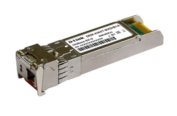 Трансивер D-Link SFP+ Transceiver, 10GBase-ER, Duplex LC, 1550nm, Single-mode, 40KM