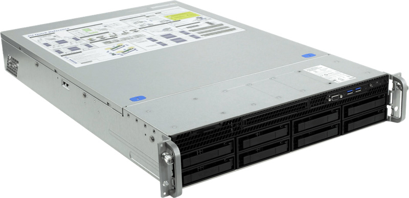 Серверная платформа YADRO 2U X2-200/2x6240R/8x3.5/2.5 SAS/SATA/no DIMM(24)/2x10Gbe/2x1300W/2x1,5m C13-C14/Rails/1YWty9x5 (незначительное повреждение коробки)