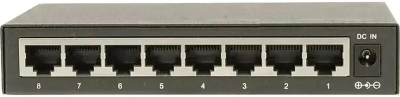 Коммутатор OSNOVO SW-70800, неуправляемый, 8×1GbE