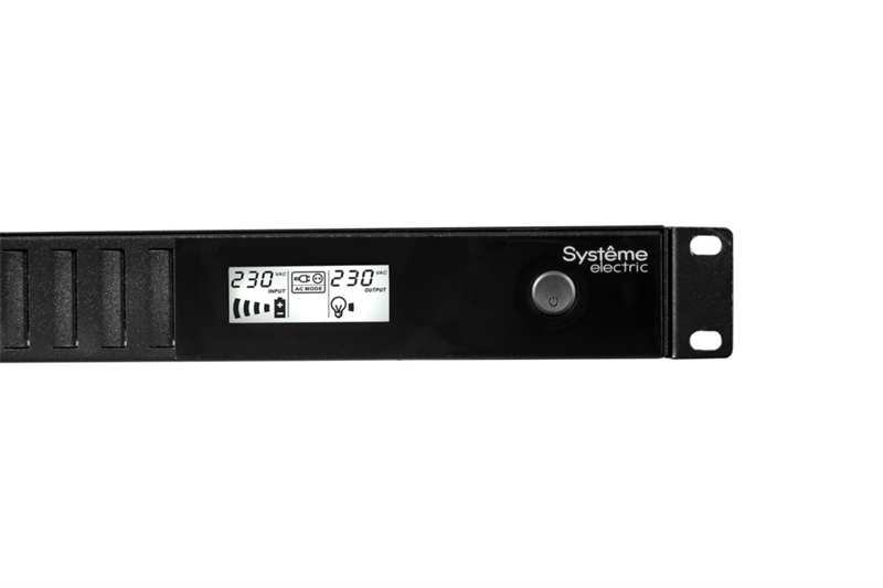 Источник бесперебойного питания Systeme Electric Smart-Save SMT, 750VA/450W, RM 1U, Line-Interactive, LCD, Out: 230V 4xC13, SNMP Intelligent Slot, USB, RS-232