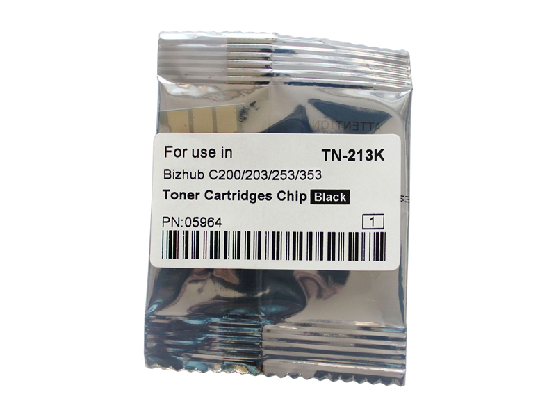 Чипы Чип картриджа для KONICA MINOLTA Bizhub C200/C200E/C203/C253/C353 (CET) Black, (WW), 20000 стр., (унив.), CET5964