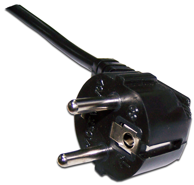 Шнур питания Lanmaster LAN-PP13/SHA-5.0-BK C13-Schuko проводник.:3x0.75мм2 5м 220В 10А черный