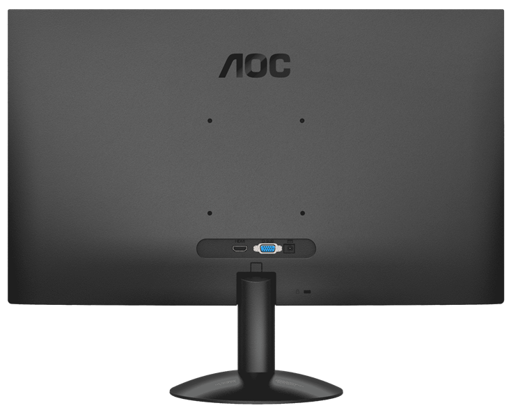 Монитор 23,8" AOC 1920x1080 WLED 16:9 IPS 300cd, 1500:1, 20M:1, 4ms, 178°/178°, VGA, HDMI, 120Hz, Tilt, VESA, External, Black, 3y
