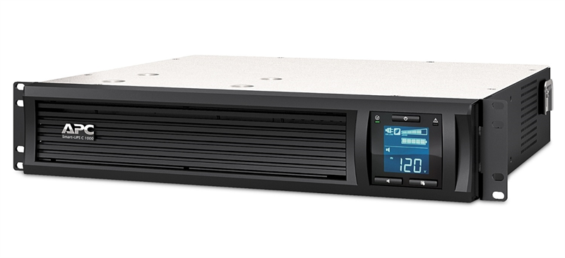 Источник бесперебойного питания APC Smart-UPS C 1000VA/600W, 2U RackMount, 230V, Line-Interactive, LCD, Out: 4xC13, 1 year warranty (замена SMC1000I-2U)