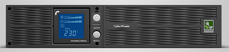 ИБП CyberPower PR1000ELCDRT2UA, 1000VA/900W, Line-Interactive, 2U, 8xIEC C13
