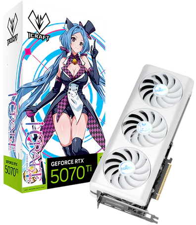 Видеокарта NVIDIA GeForce RTX 5070 Ti Maxsun iCraft AIGA OC 16GB (MS-RTX5070Ti iCraft OC16G AIGA)