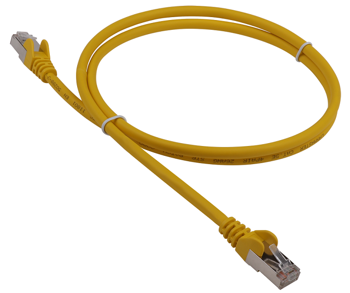 Патч-корд Патч-корд LANMASTER LSZH FTP кат.5e, 10 м, желтый