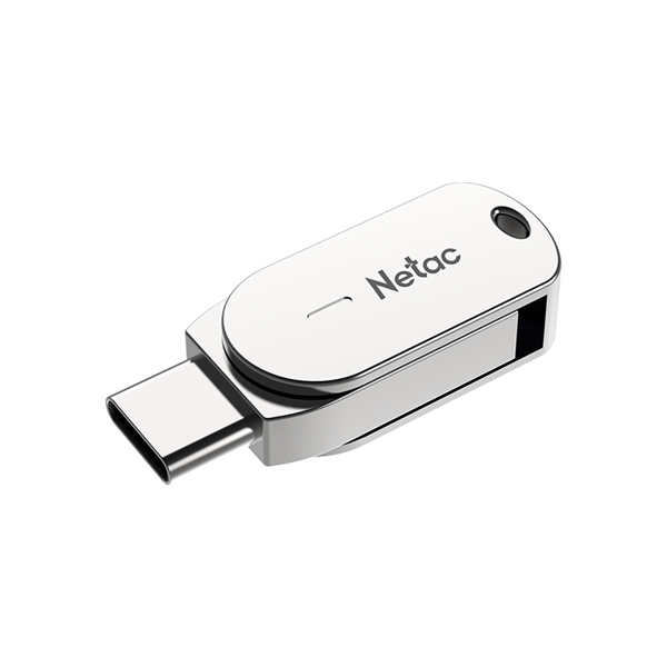 Netac USB Drive 16GB U785  <NT03U785C-016G-30PN>, USB3.0+TypeC, металлическая