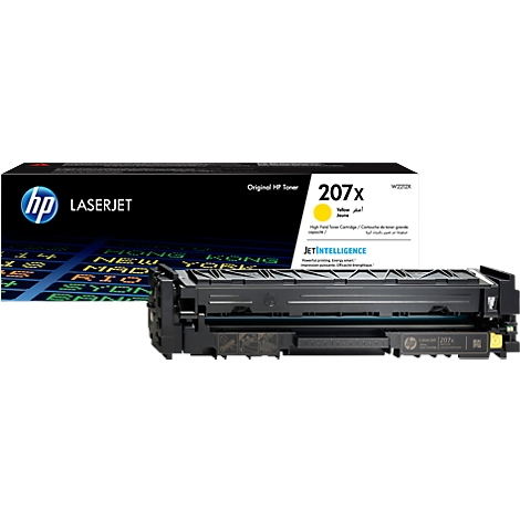 Картридж HP Inc W2212X (207X), желтый, 2450 стр.