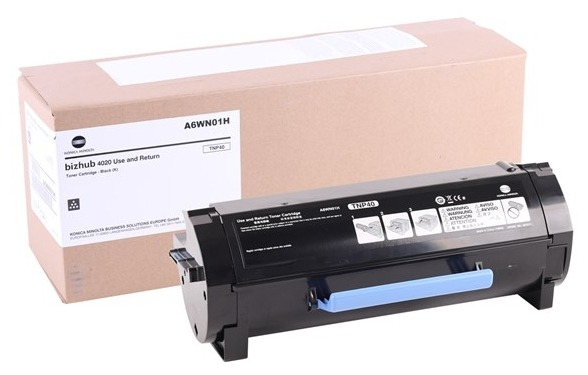 Картридж лазерный Konica Minolta TNP-40/A6WN01H, черный, 20000 страниц, оригинальный