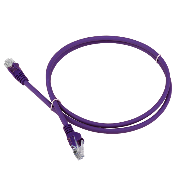 Lanmaster <LAN-PC45/U5E-1.5-VI> Patch Cord UTP кат.5e LSZH,  1.5м,  фиолетовый
