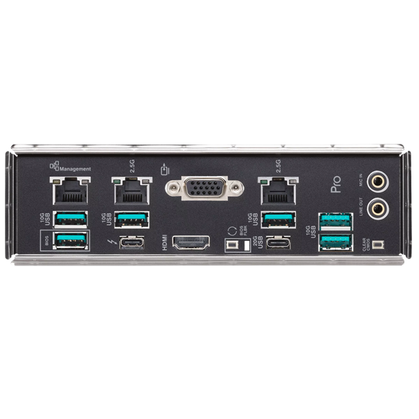 Материнская плата ASUS PRO WS W880-ACE SE, W880, LGA1851, 4*DDR5, 4*SATA, 4*M.2, 1*USB 3.2, 6*USB 2.0, Type-C, 3*PCIx16, HDMI+VGA, ATX; 90MB1KV0-M0EAY0