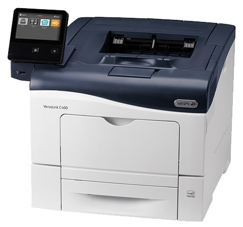 Принтер Xerox VersaLink С400DN (C400V_DN) цветной лазерный A4, 35 стр/мин, 600x600 dpi, 2048 Мб, дуплекс, подача: 700 лист., вывод: 250 лист., Post Script, Ethernet, USB, цветной ЖК-дисплей