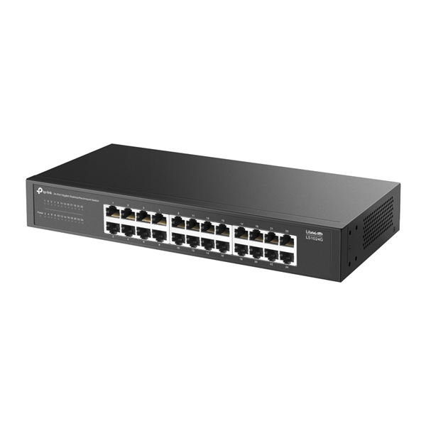 TP-LINK <LS1024G> 24-Port Gigabit Desktop/Rackmount Switch  (24UTP  1000Mbps)