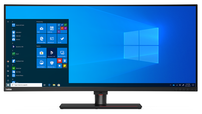 Монитор Lenovo ThinkVision P40w-20 39.7" 21:9 UHD (5120x2160) IPS, AG, Curved, 4ms, 300N, 2xThunderblot 4, 1xHDMI 2.0, 1xDP 1.4, 1xEthernet(RJ45), USB HUB (5xUSB 3.2 Gen 1), 99% sRGB, 98% DCI-P3, LTPS,1YR
