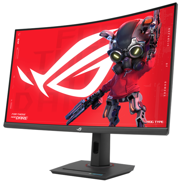 Монитор ASUS 31.5"XG32WCMS VA Curved 2560x1440 1ms GTG 280Hz 350cd DP HDMI USB Type-C HAS Black