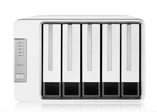 Система хранения данных TerraMaster D5-310 DAS tower/ RAID 0,1,10,5,JBOD/up to 5 SATA(3,5' or 2,5')/1xUSB3.1 Type-C gen1/1xPS/1YW(repl D5-300)