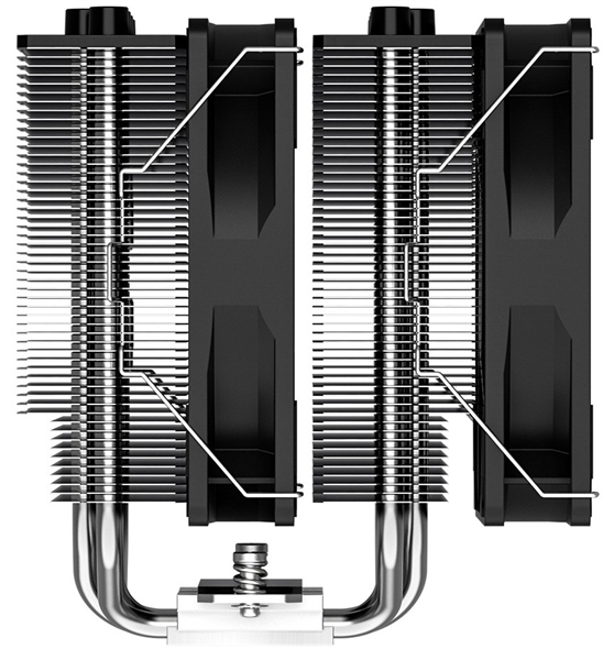 Кулер для процессора ID-COOLING SE-206-XT LGA1700/1200/115X/AM5/AM4 (8шт/кор, TDP 250W, PWM, черный, 6 тепл.трубок + медная база, 2 x FAN 120mm) RET
