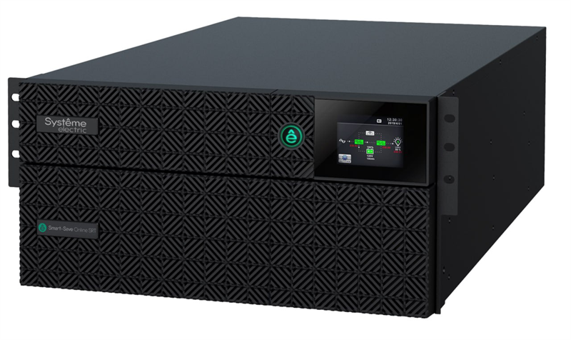 Источник бесперебойного питания Systeme Electric Smart-Save Online SRT, 5000VA/5000W, On-Line, Extended-run, Rack 2U+3U(Tower convertible), LCD,  6xC13, 4xC19, USB, RS-232, Pre-Inst. Web/SNMP