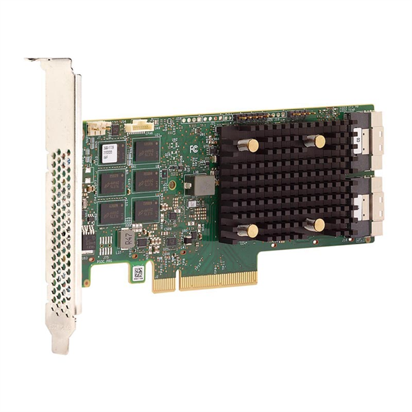 Контроллер Broadcom RAID Controller 9560-16I, PCIe 4.0 x8 LP, Tri-Mode SAS/SATA/NVMe, RAID 0,1,5,6,10,50,60, 16port (2*int SFF8654), 8GB Cache, SAS3916, RTL