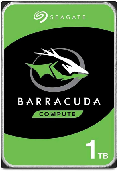 Жесткий диск Seagate Barracuda HDD SATA 1Tb, 7200 rpm, 256Mb buffer, 512e/4kn, SMR, ST1000DM014, 1 year, (analog ST1000DM010)