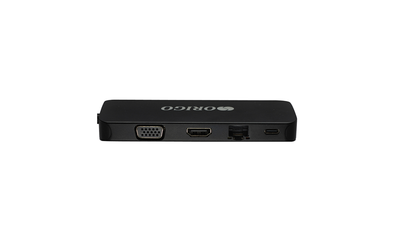 Док-станция ORIGO Док-станция USB-C, 4xUSB 3.0, 1xUSB-C/PD 3.0, 1x1000Base-T, 1xHDMI, 1xVGA, слот SD/TF/microSD, 1x3,5мм TRRS