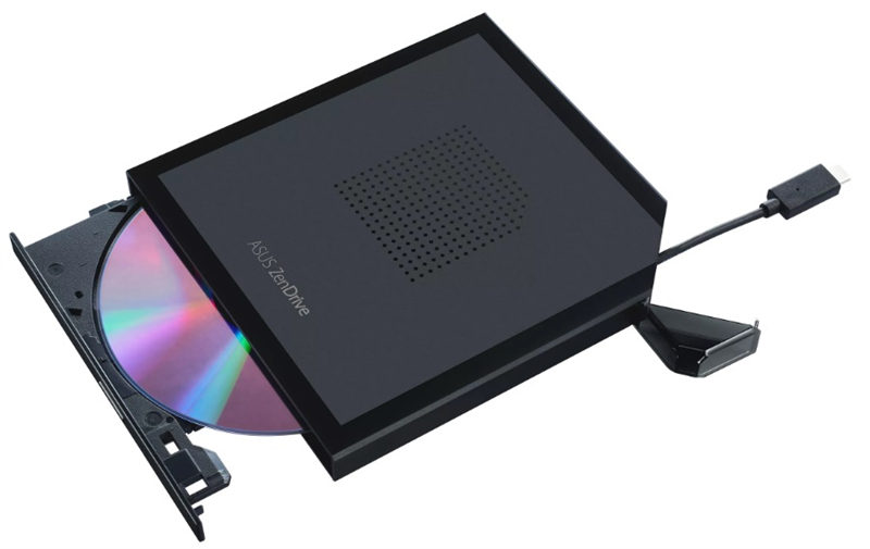 Оптический привод внешний ASUS SDRW-08V1M-U/BLK/G/AS/P2G, dvd-rw, external, USB Type-C cable; 90DD02L0-M29000