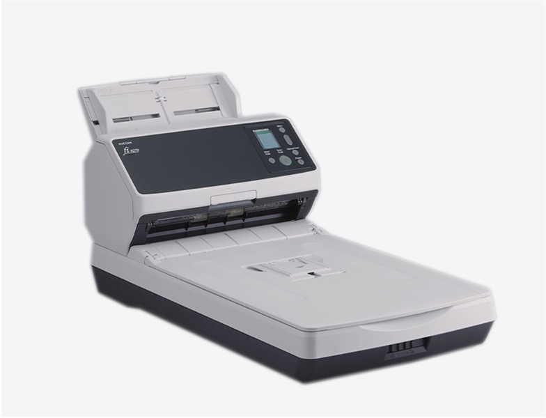 Сканер Ricoh scanner fi-8270 Сканер уровня рабочей группы, 70 стр/мин, 140 изобр/мин, А4, двустороннее устройство АПД и планшетный блок, USB 3.2, светодиодная подсветка.
