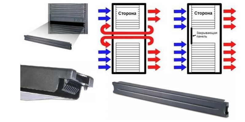 ET8136 Пластиковая заглушка Systeme Electric, серия Excelente, 1U , 19", монтаж без  инструментов,  черная  (10 шт.)