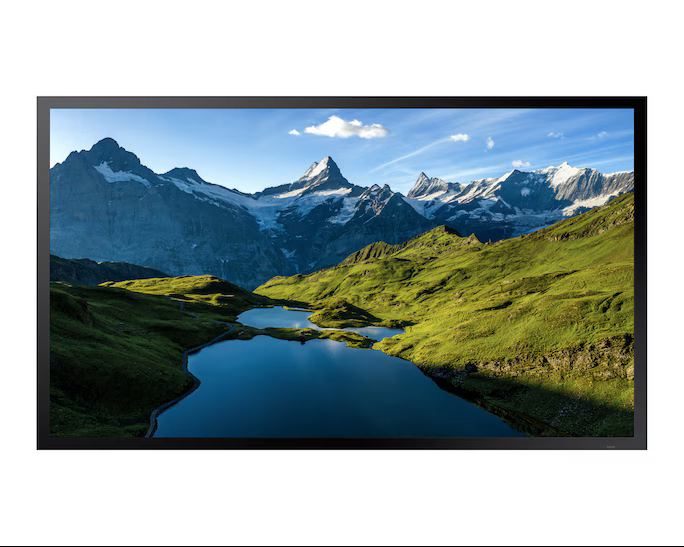 Уличные дисплеи Outdoor проф.панель Samsung OH55A-S. Характеристики: 55", 24/7, FHD, 3500 нит, MagicInfo/SSSP,  встроенный HDBaseT ресивер, IP56, темп.режим -30/+50, встр.защитное стекло,Tizen 5.0