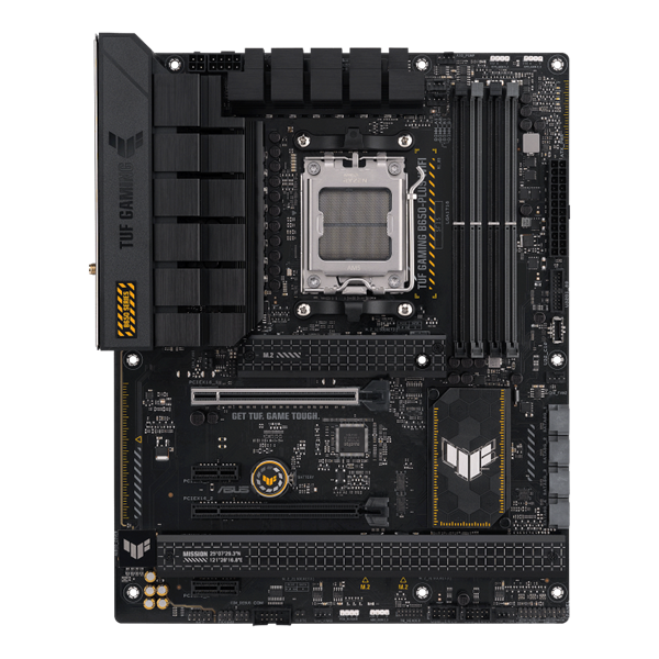 Материнская плата ASUS TUF GAMING B650-PLUS WIFI, AM5, B650, 4*DDR5, 4*SATA, 3*M.2, 2*USB 3.2, 4*USB 2.0, Type-C, 3*PCIx16, 2*PCIx1, DP+HDMI, ATX; 90MB1BZ0-M0EAY0 (незначительное повреждение коробки)