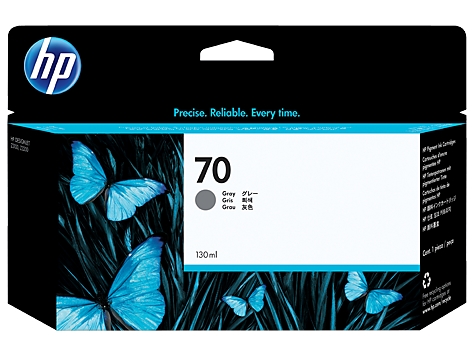 Картридж Cartridge HP 70 для DJ Z3100/Z3200, серый (130мл)