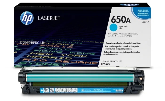 Картридж Cartridge HP 650A для LJ CP5520/5525, голубой (15 000 стр.)