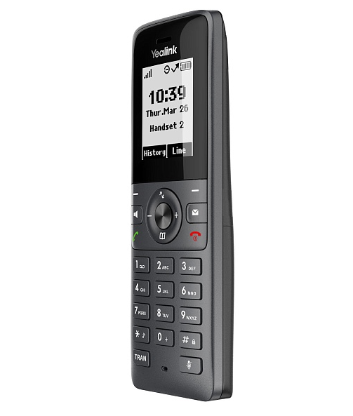 Трубка YEALINK DECT трубка W71H, экран 1.8", FNR, для W70B/W71P/W73P/W74P/W76P/W79P/W75/W80/W90, шт