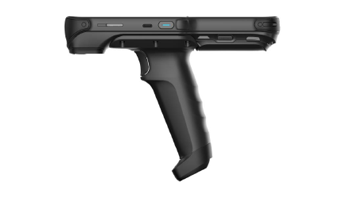 Терминал сбора данных с бампером Bluebird EK430 GUN Long Range; Qualcomm, Android 10, GMS, WWAN, 4.3", 4GB, 32GB, SE4850, 5MP, 13MP, Hot Swap, 6800mAh Battery, NFC, 1 Nano SIM, Micro SD, IP65, 34 w/ F-Keys, USB-C, Trigger Handle, RUB