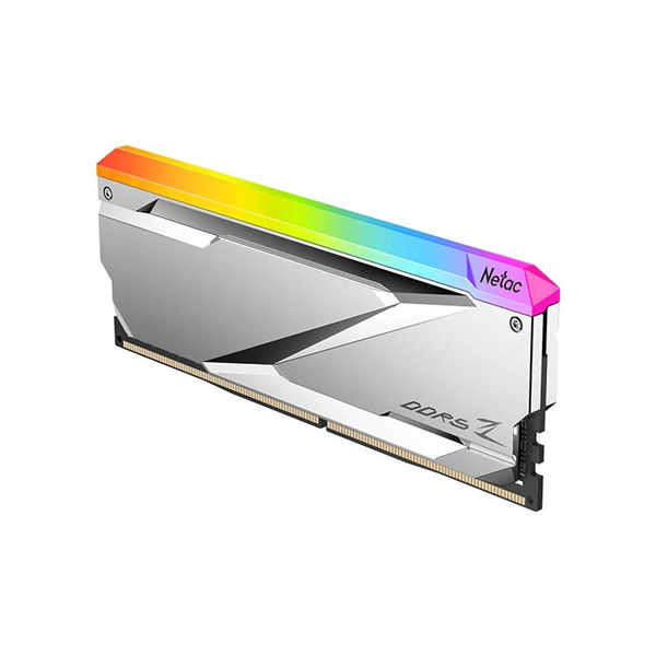 Оперативная память Netac Z RGB 32GB (2x16GB) DDR5-7200 (PC5-57600) C34 34-45-45-115 1.4V XMP Dual DIMM Kit Silver