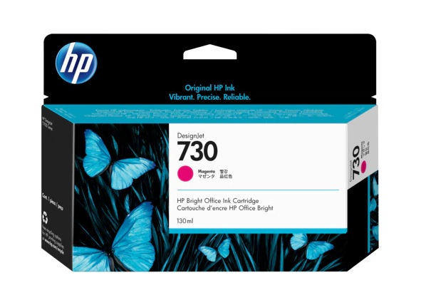 Картридж Cartridge HP 730 для DesignJet T1600/T1700/T2600, 130 мл, пурпурный