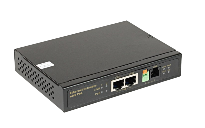Удлинитель Ethernet OSNOVO TR-IP2PoE Удлинитель Ethernet (VDSL) на 2 порта до 3000м с функцией PoE. Соответствует стандартам PoE IEEE 802.3af/at. Автоматическое определение PoE устройств. До 30W на порт. Скорость передач