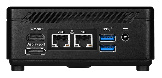 Персональный компьютер MSI Cubi 5 1M Intel Core 5 Processor 120U (1.4GHz), 16Gb DDR5(2*8GB), 512GB SSD M.2, Intel Graphics, WiFi, BT, no keyboard&mouse, noOS, 1y war-ty, Black