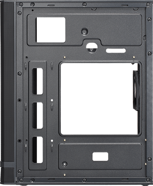 корпус Formula V Line Air Mesh G1 Black, MATX, Type-C*1, USB2.0*2, REAR 1x80mm (замят угол)