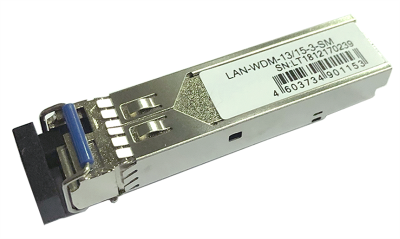 Модуль SFP Lanmaster LAN-WDM-13/15-3-SM BIDI , 1.25G, 1310nm / 1550nm, 3  km, LC, DDM