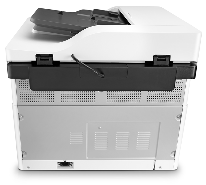 Лазерное многофункциональное устройство HP LaserJet MFP M443nda (p/c/s, A3, 1200dpi, 25ppm, 512Mb, 2trays 100+250, ADF 100, duplex, Scan to email/SMB/FTP, PIN printing, USB/Eth, cart. 4000 pages & USB cable in box, repl. W7U02A)